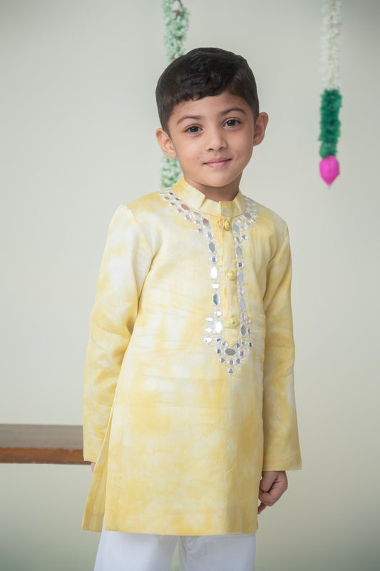 Batik Mirror Kurta Set