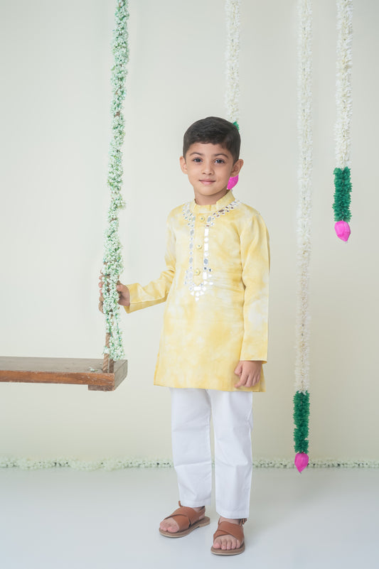 Batik Mirror Kurta Set