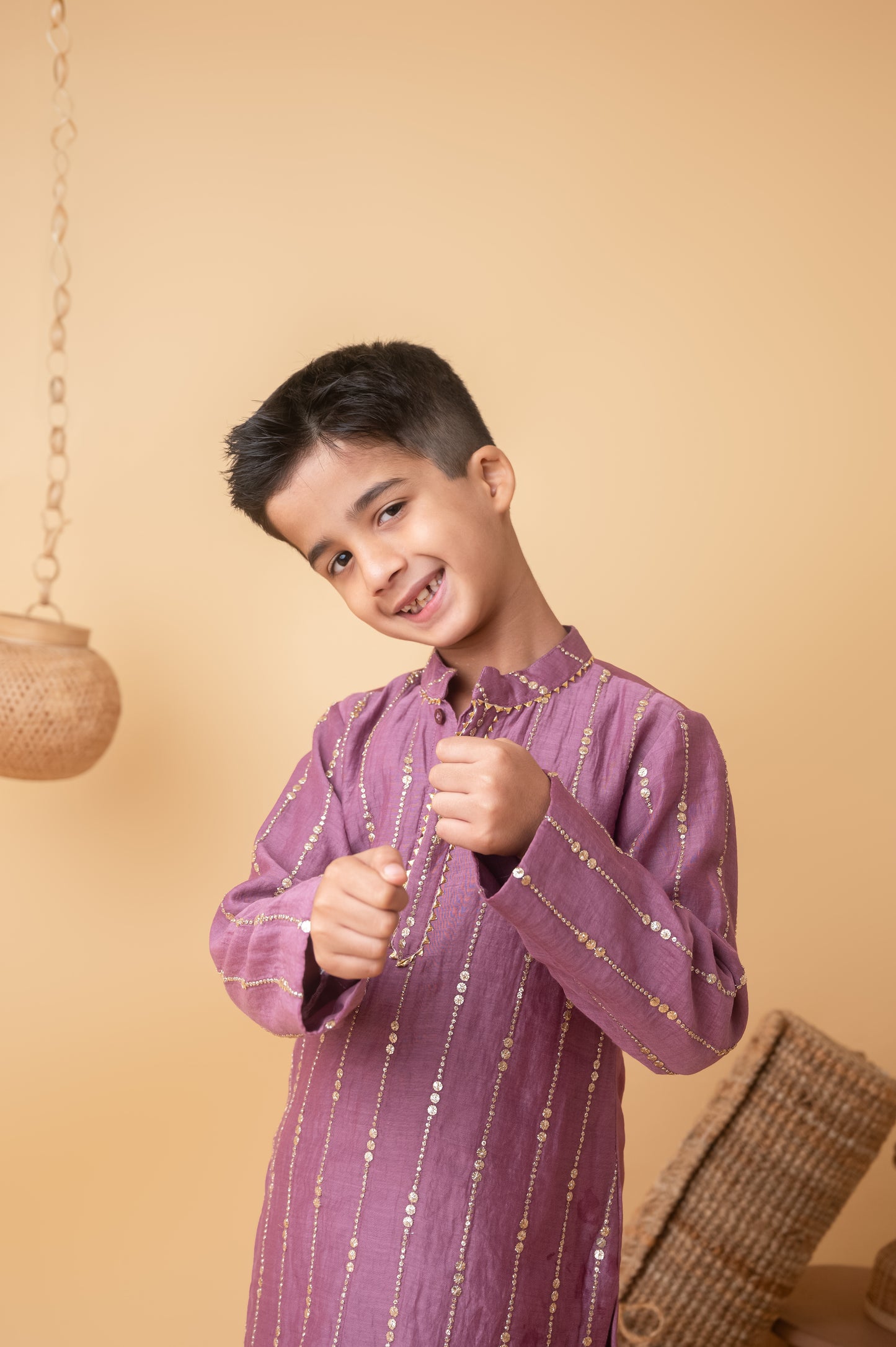 Classy Mukaish Kurta Set